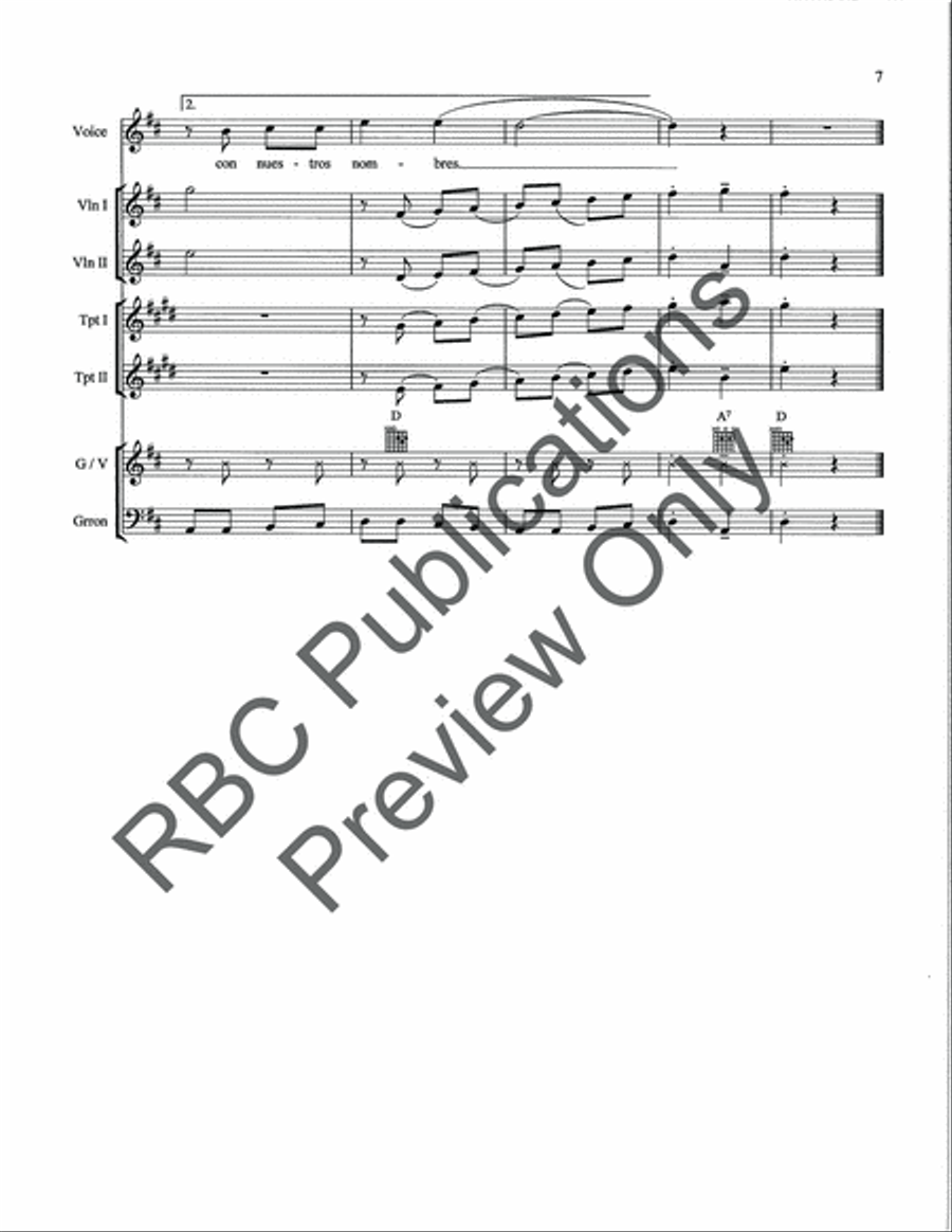 La Ley Del Monte Mariachi (Score) Voice scores gallery preview page 9