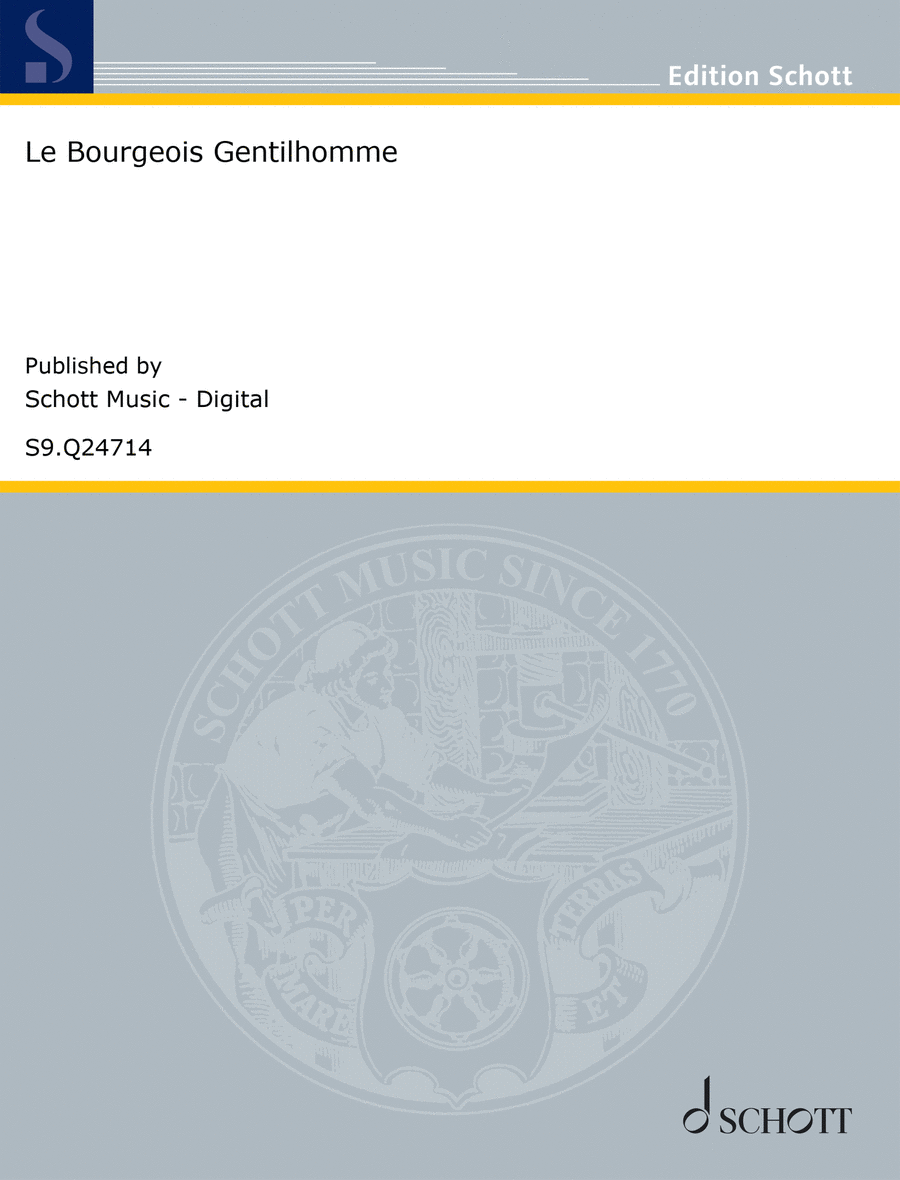 Le Bourgeois Gentilhomme Le Bourgeois Gentilhomme Viola scores gallery preview page 1