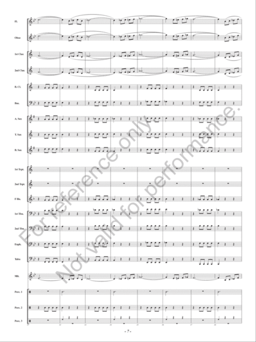 Chromatic Express Concert Band scores gallery preview page 8