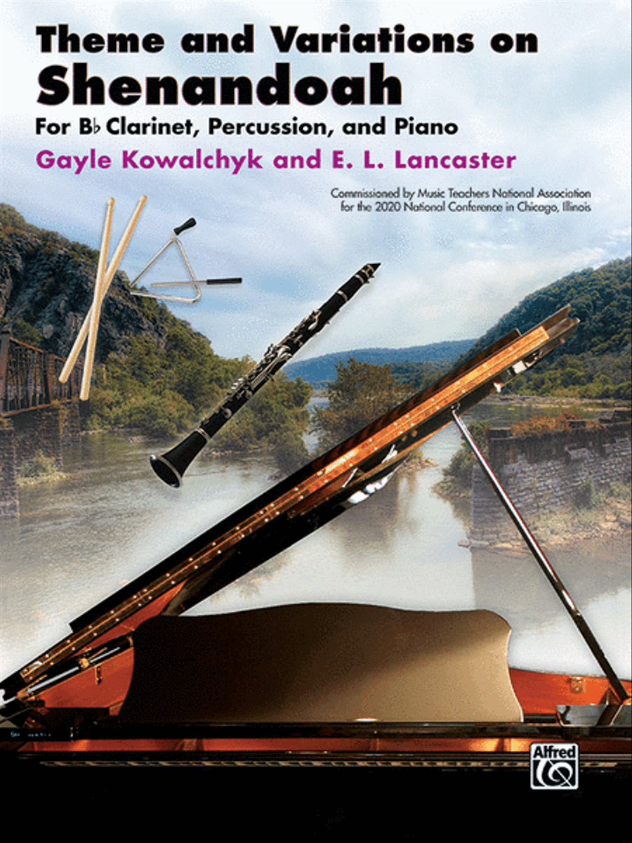 Theme and Variations on Shenandoah Small Ensemble scores gallery preview page 1
