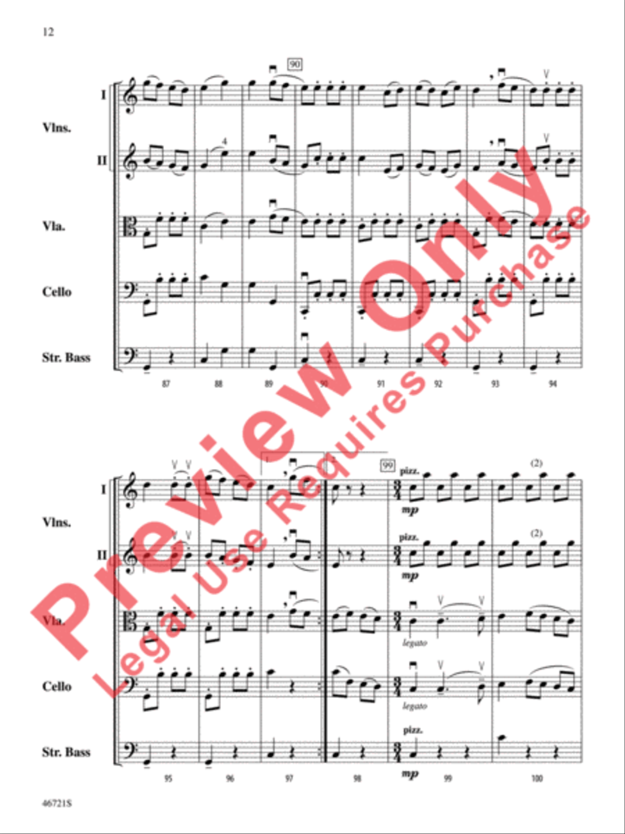 Petrushka String Orchestra scores gallery preview page 13