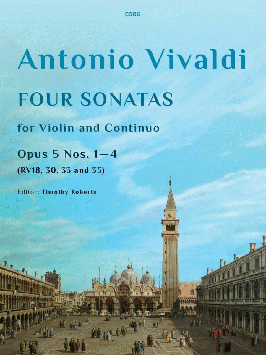 Four Sonatas Opus 5 Nos. 1 - 4 Violin Solo scores gallery preview page 1