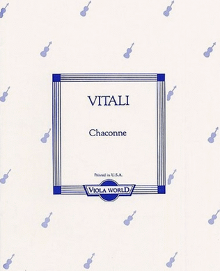 Vitali - Chaconne Viola/Piano