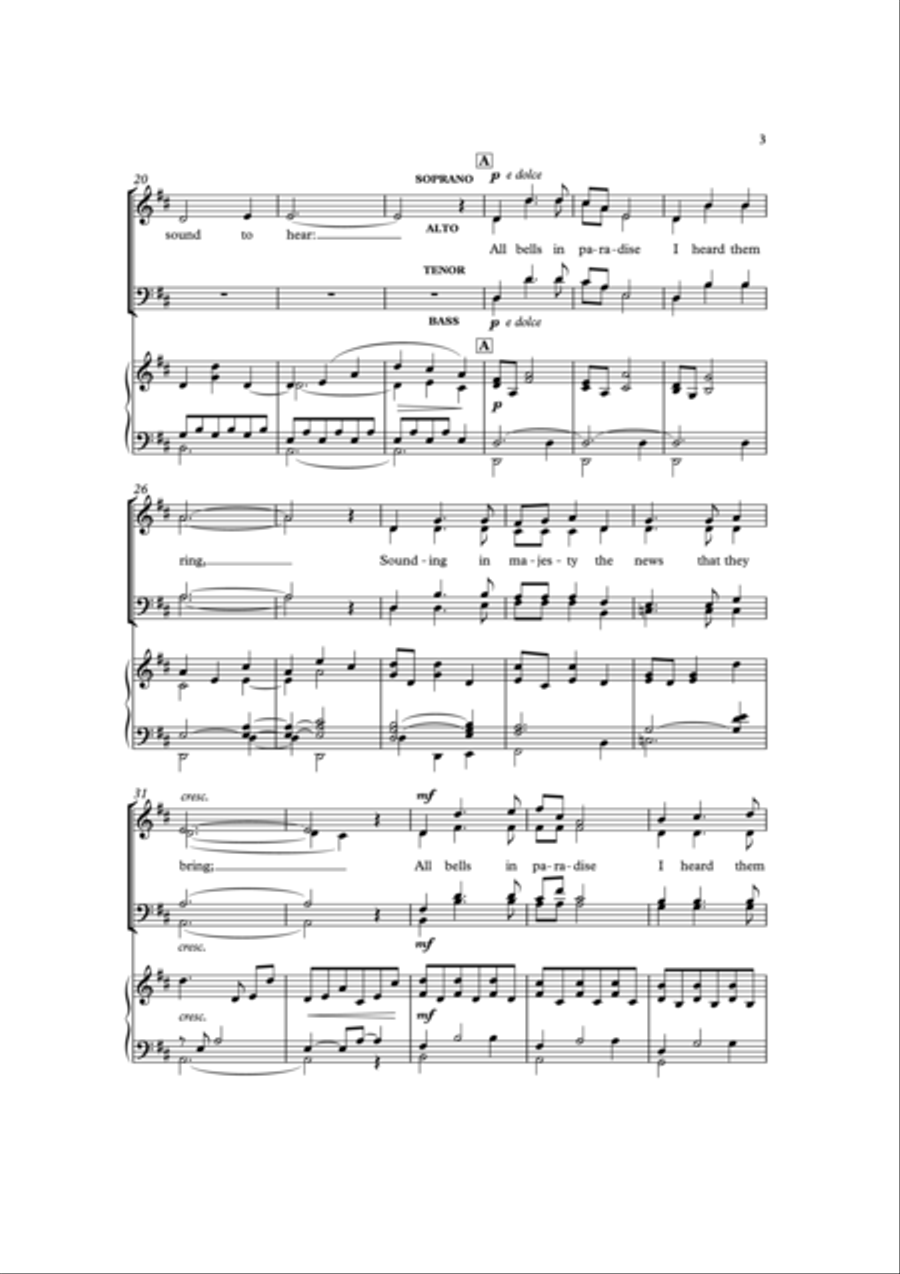 All bells in paradise 4-Part scores gallery preview page 3