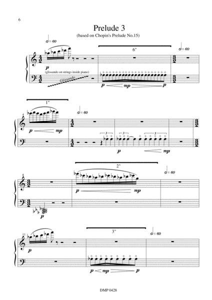 Five Preludes for piano (1977) image number null