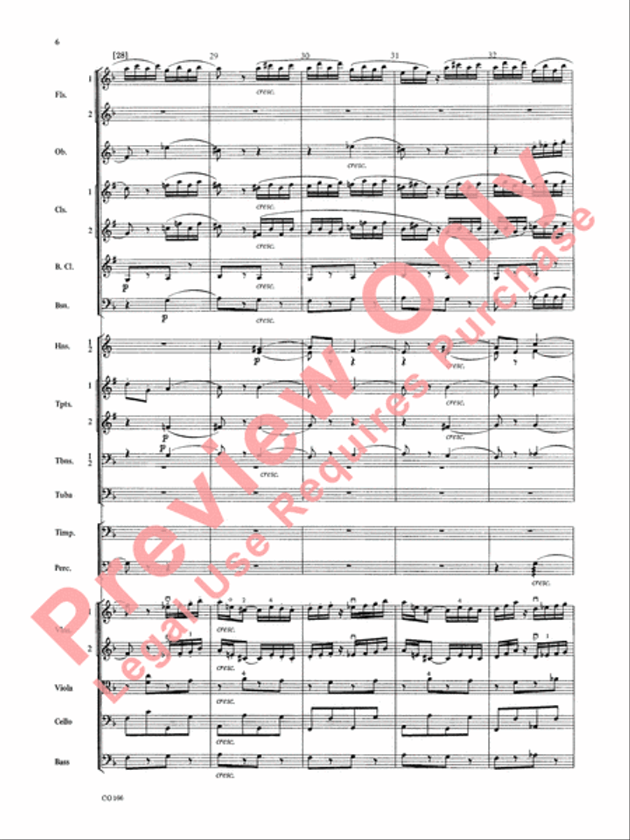 Bacchanale from Samson & Delilah (Score Only) Full Orchestra scores gallery preview page 9
