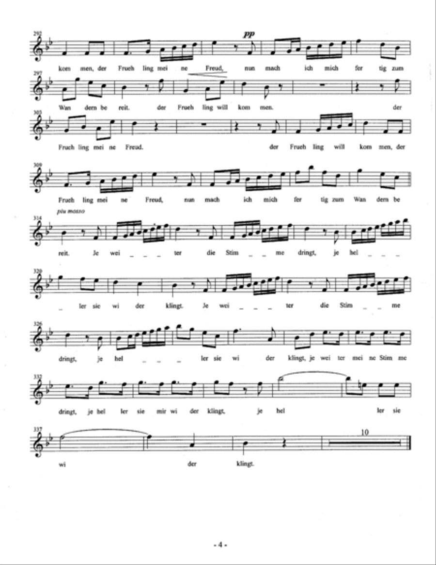 Schubert D 965 Op 129 Der Hirt auf dem Felsen Shepherd On The Rock Chamber Ensemble Choir scores gallery preview page 4