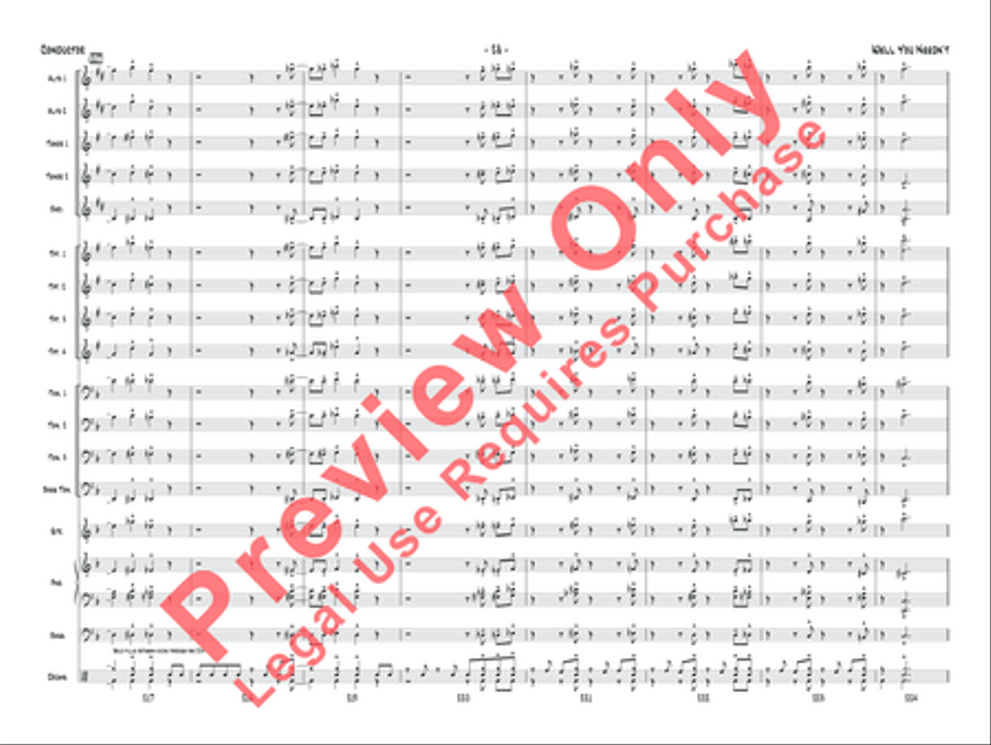 Well You Needn't Jazz Ensemble scores gallery preview page 29