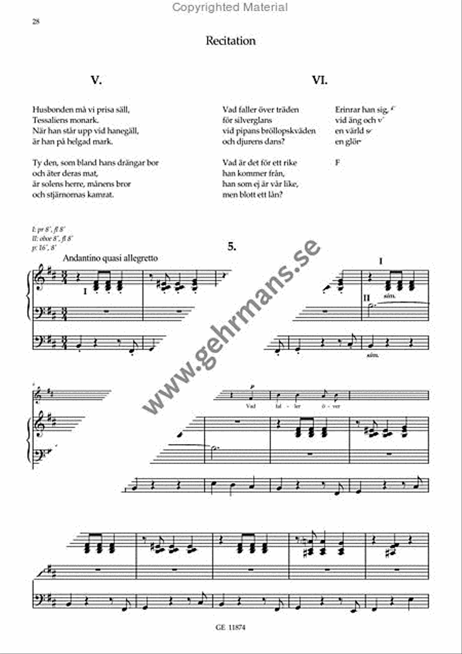 Forkladd gud Forkladd gud Mixed Choir scores gallery preview page 9