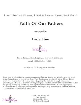 Book cover for Faith Of Our Fathers - EASY!