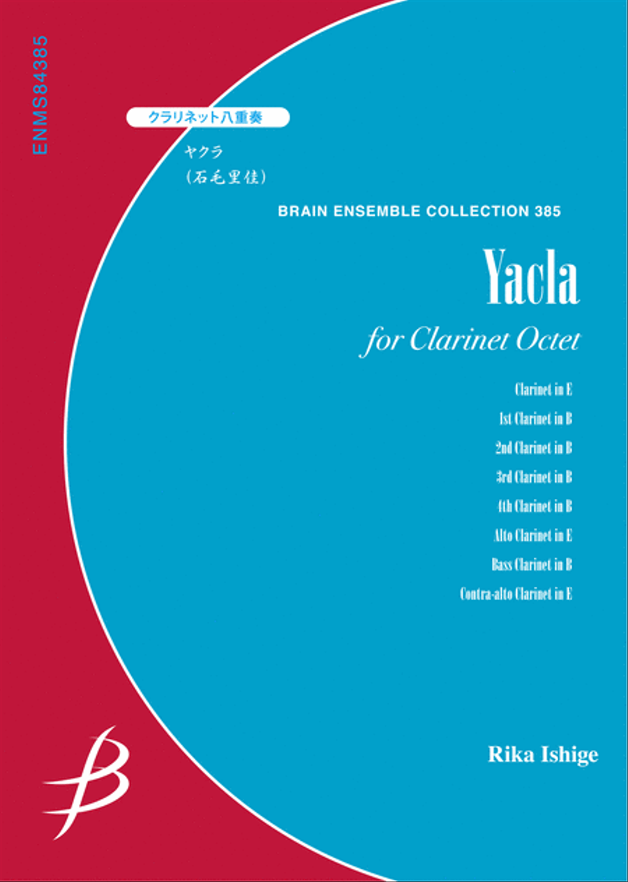Yacla - Clarinet Octet Yacla - Clarinet Octet B-Flat Clarinet scores gallery preview page 1