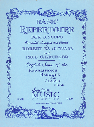 Basic Repertoire For Singers