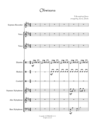 Obwisana (For Orff Ensemble)
