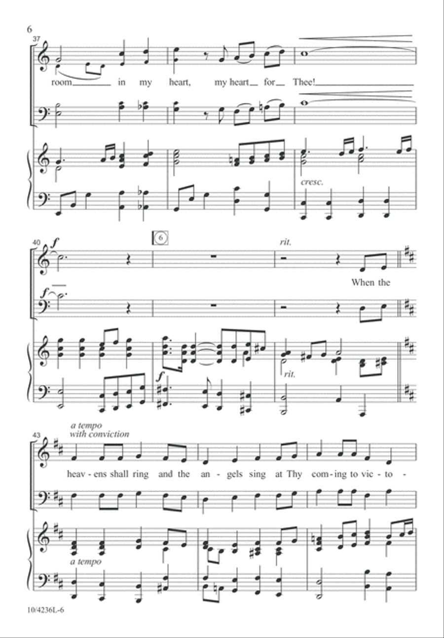 Come to My Heart 4-Part scores gallery preview page 6