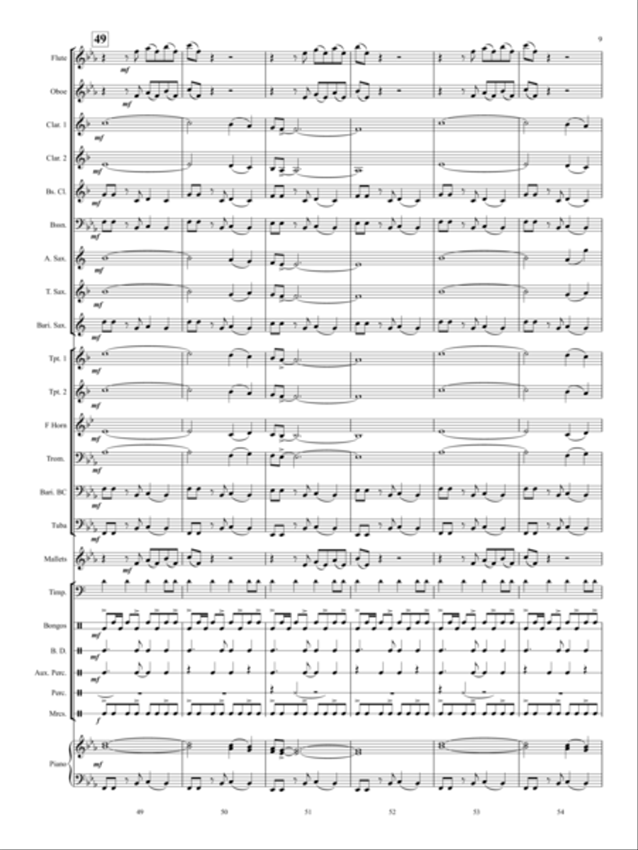 Siesta San Anton Siesta San Anton Concert Band scores gallery preview page 10