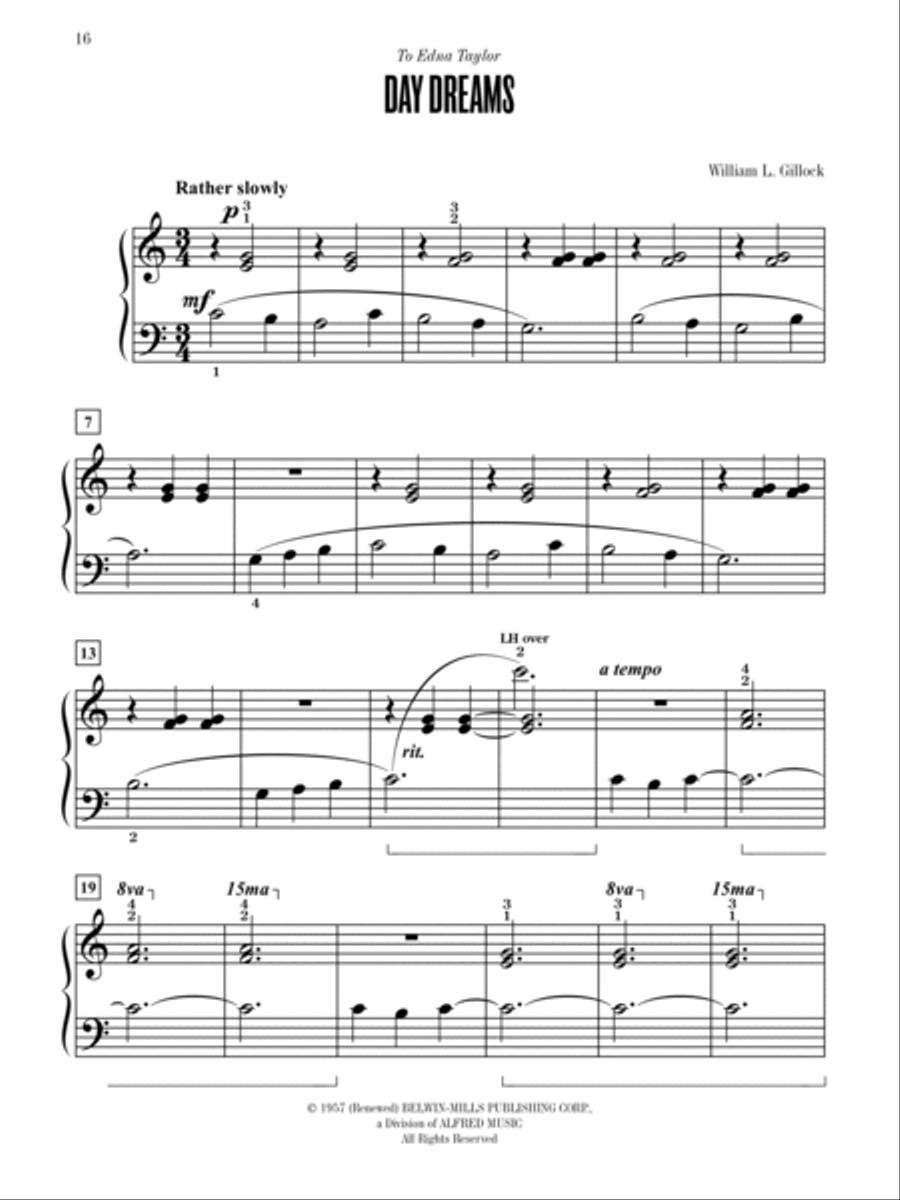 Favorite Contest Winners -- Summy-Birchard & Belwin, Book 1 Easy Piano scores gallery preview page 4
