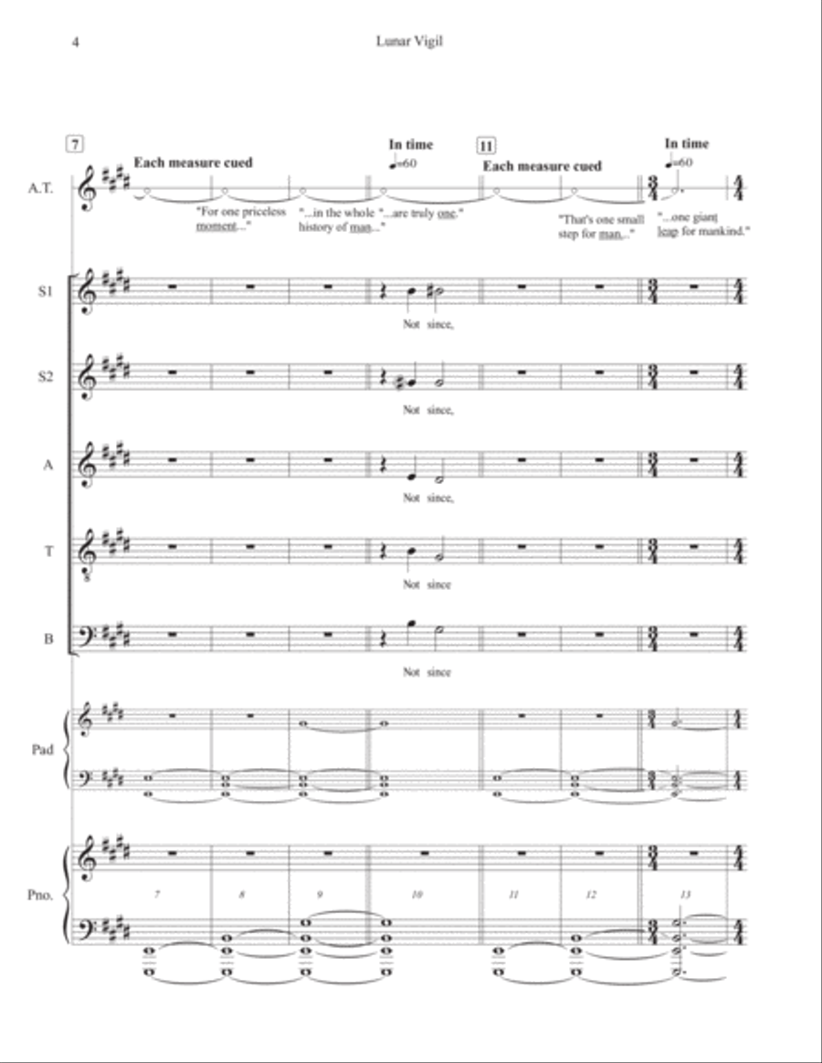 Lunar Vigil (GET 104:07:00) 4-Part scores gallery preview page 4