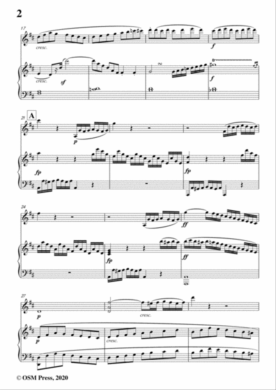 Beethoven-Violin Sonata No.1 in D Major,Op.12 No.1,for Violin and Piano Violin Solo scores gallery preview page 4