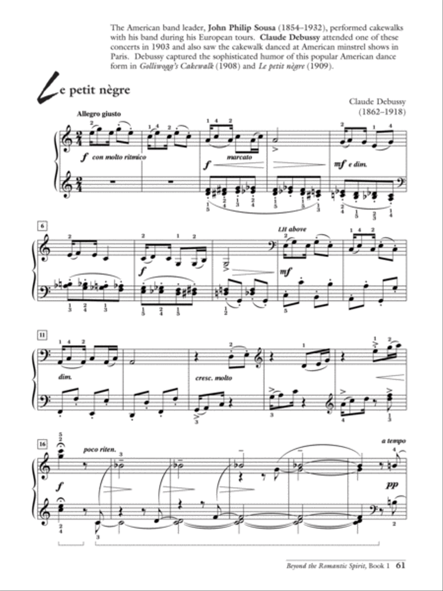 Beyond the Romantic Spirit (1880--1922), Book 1 Piano Solo scores gallery preview page 8