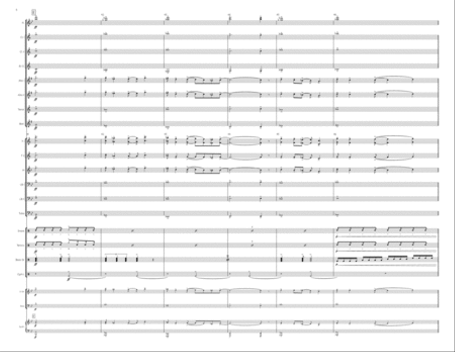 Learn To Fly Marching Band scores gallery preview page 6