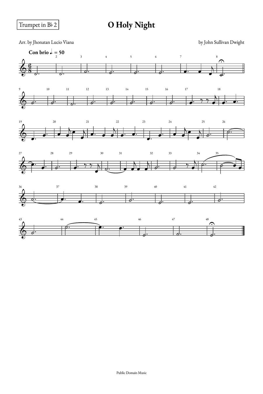 O Holy Night Small Ensemble scores gallery preview page 6