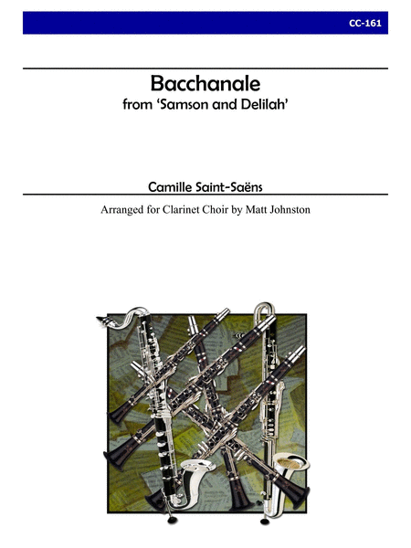 Bacchanale from Samson and Delilah for Clarinet Choir image number null