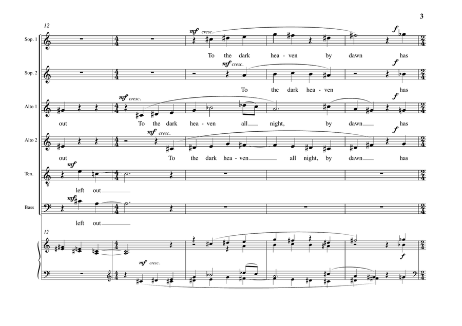 October Dawn - Choral Song (SSAATB) SSAATB scores gallery preview page 3