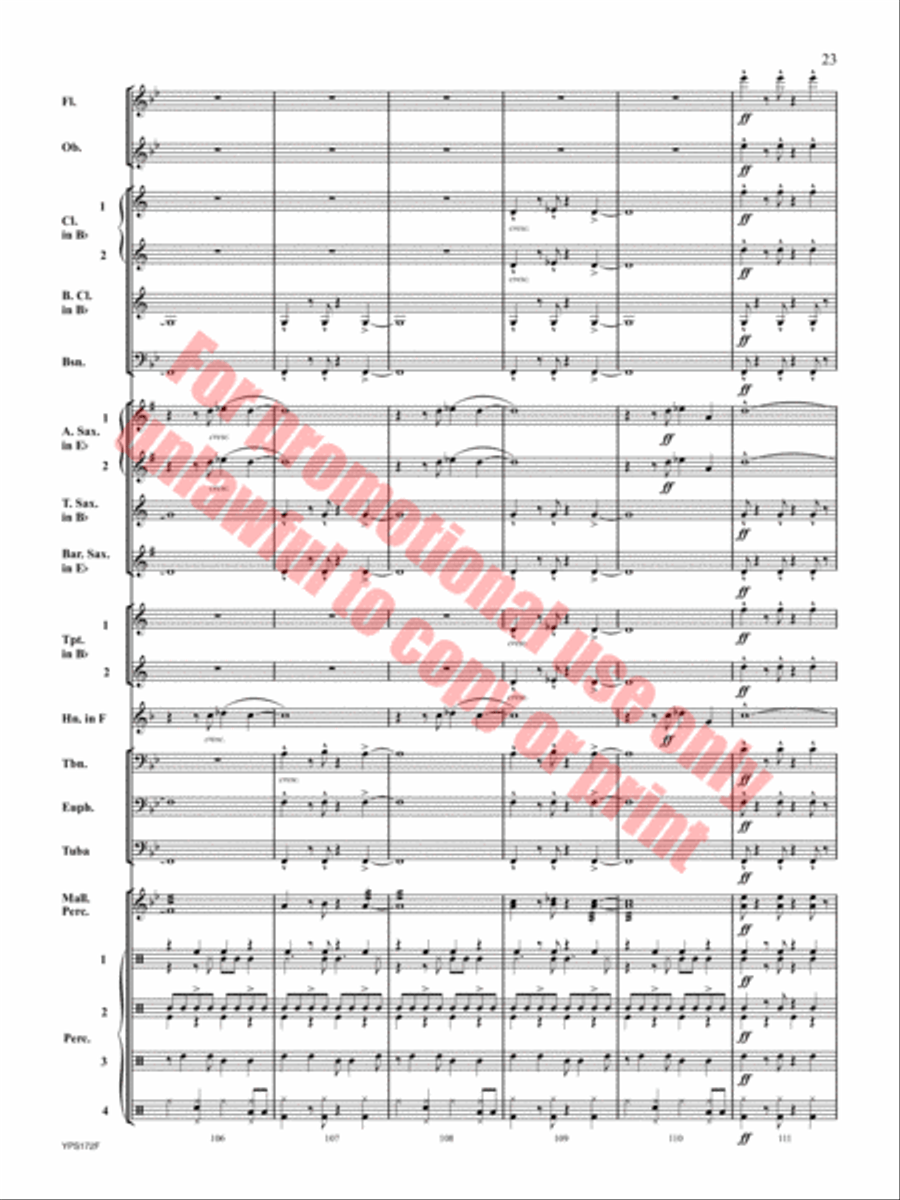 Chips and Salsa Concert Band scores gallery preview page 24
