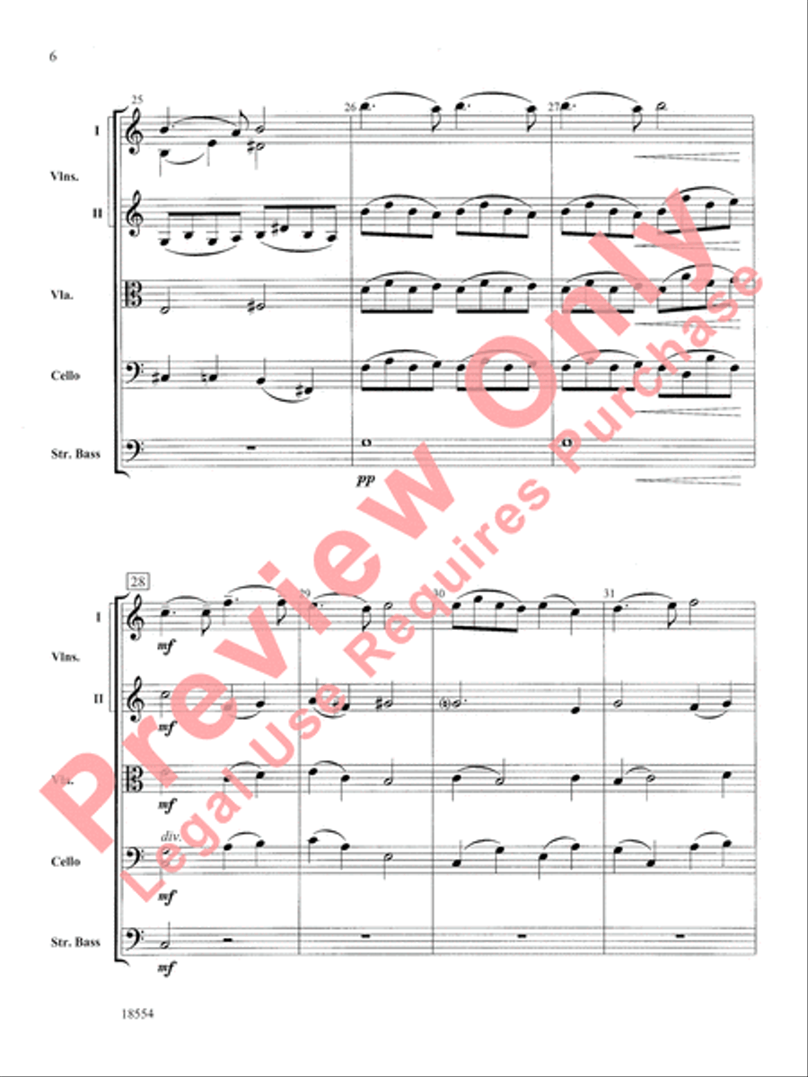 Pie Jesu Pie Jesu String Orchestra scores gallery preview page 7