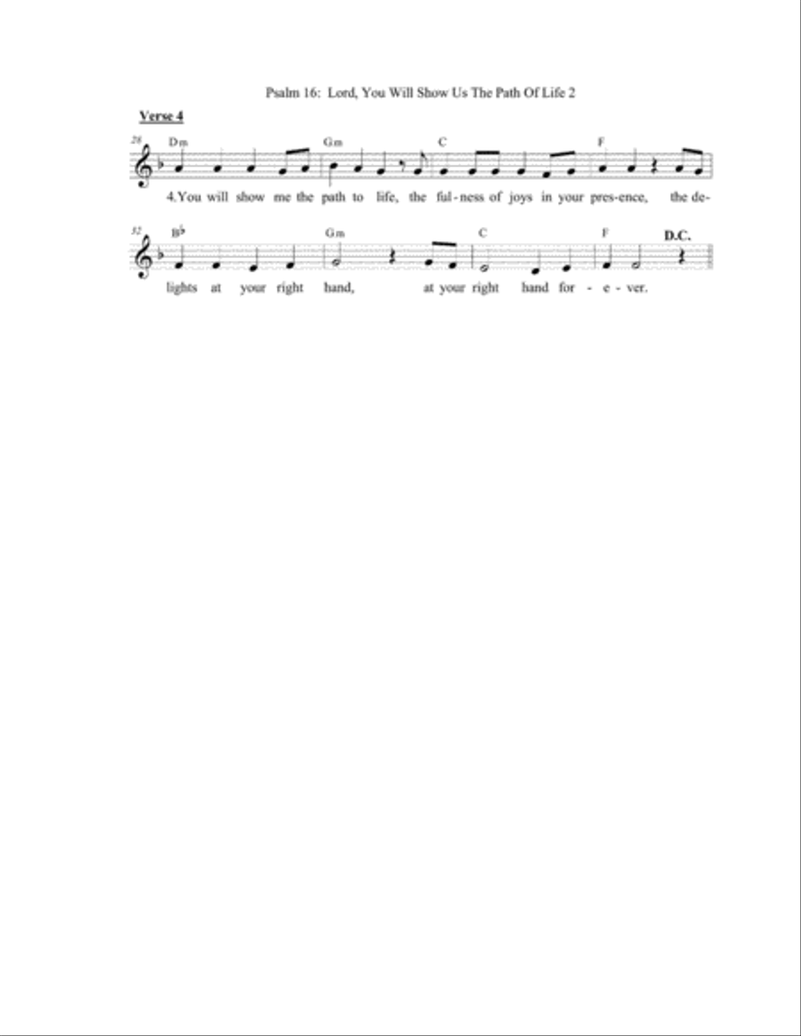 2020 Easter Season Responsorial Psalms for Year A; (9 psalms) Easter scores gallery preview page 5
