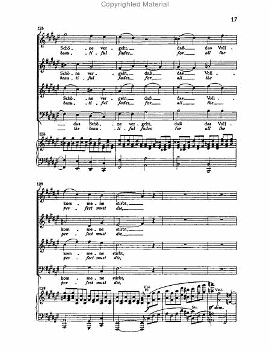 Nanie, Op.82 Choir scores gallery preview page 16