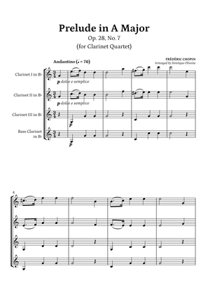 Prelude Op. 28, No. 7 (Clarinet Quartet) - Frédéric Chopin