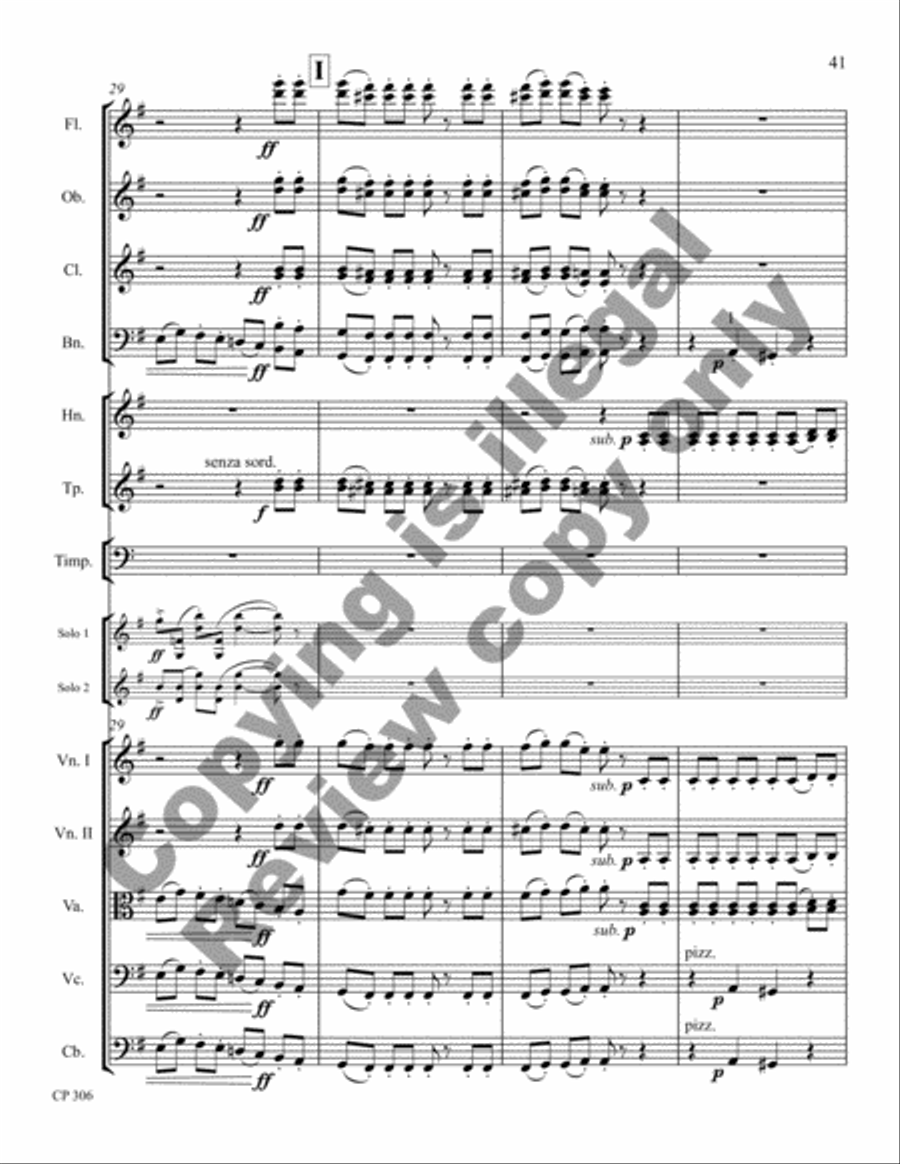Little Suite Full Orchestra scores gallery preview page 121