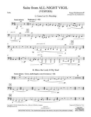 Suite from All-Night Vigil (Vespers) - Tuba