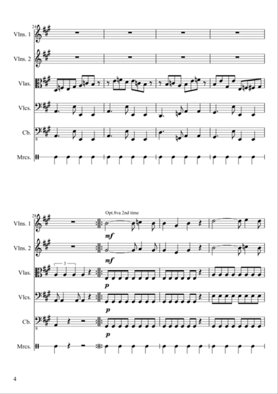 Tango Del Mar String Orchestra scores gallery preview page 5