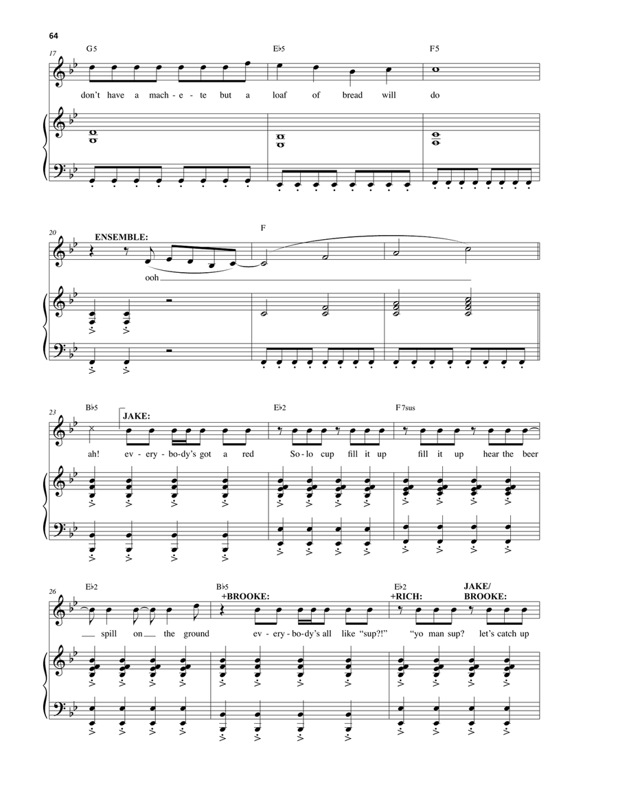 Halloween (from Be More Chill) Piano, Vocal scores gallery preview page 2