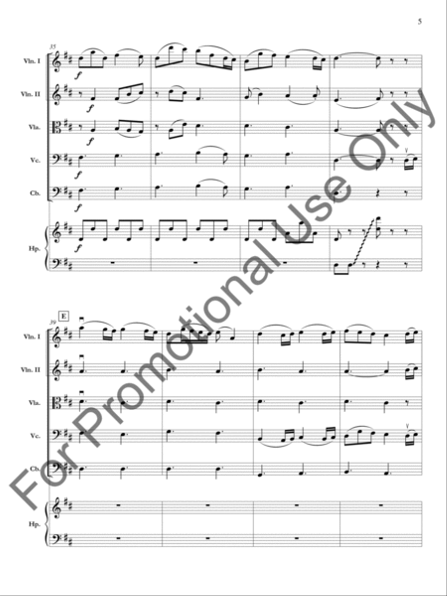 Petite Allegro Orchestra scores gallery preview page 6