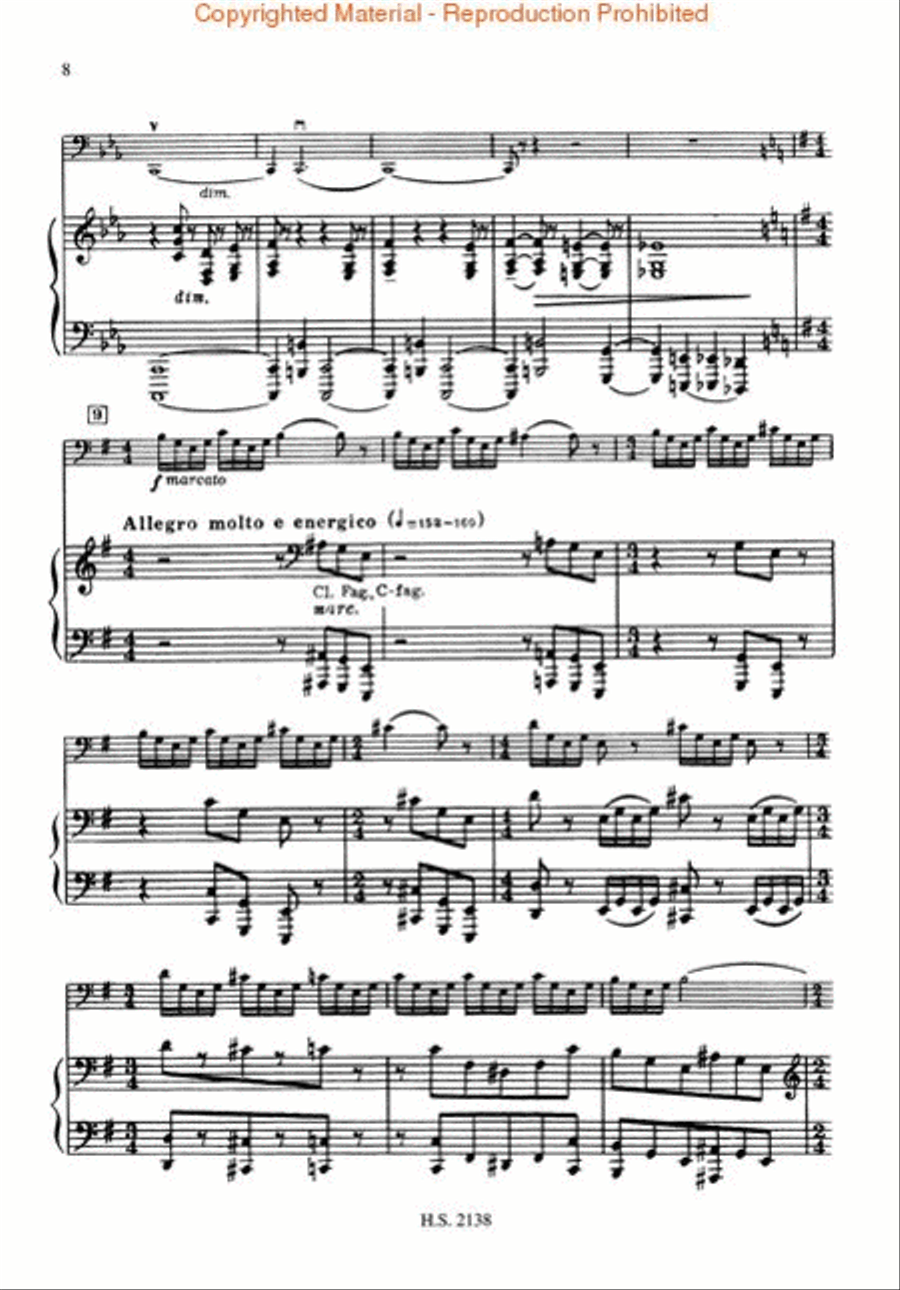 Konzert No. 2, Op. 77 Orchestra scores gallery preview page 3