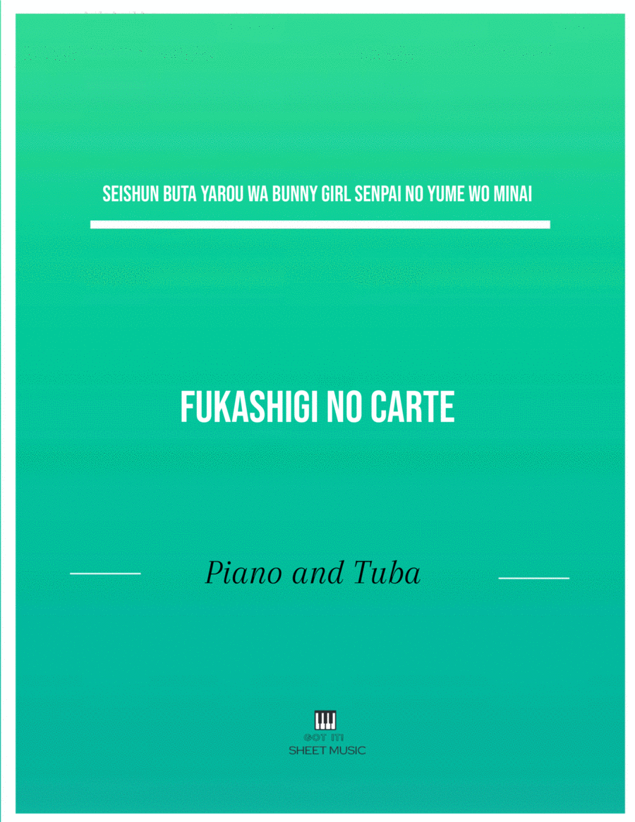 Fukashigi No Carte Small Ensemble scores gallery preview page 1