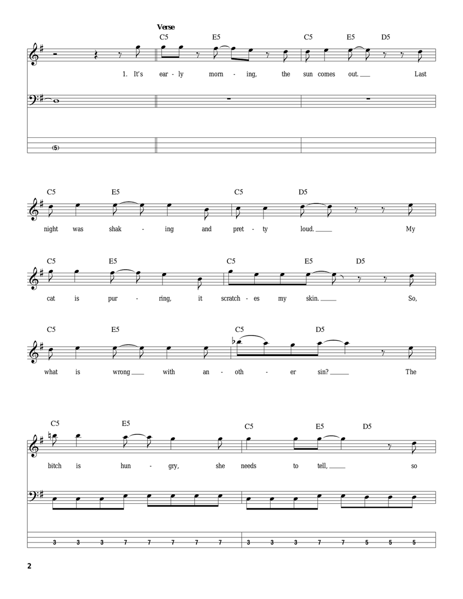 Rock You Like A Hurricane Acoustic Guitar scores gallery preview page 2