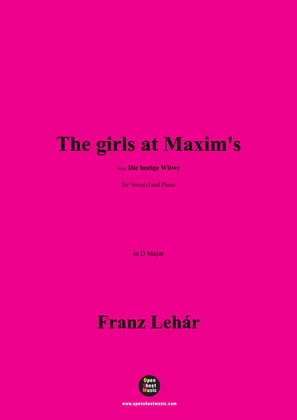 Lehár-The girls at Maxim's,in D Major