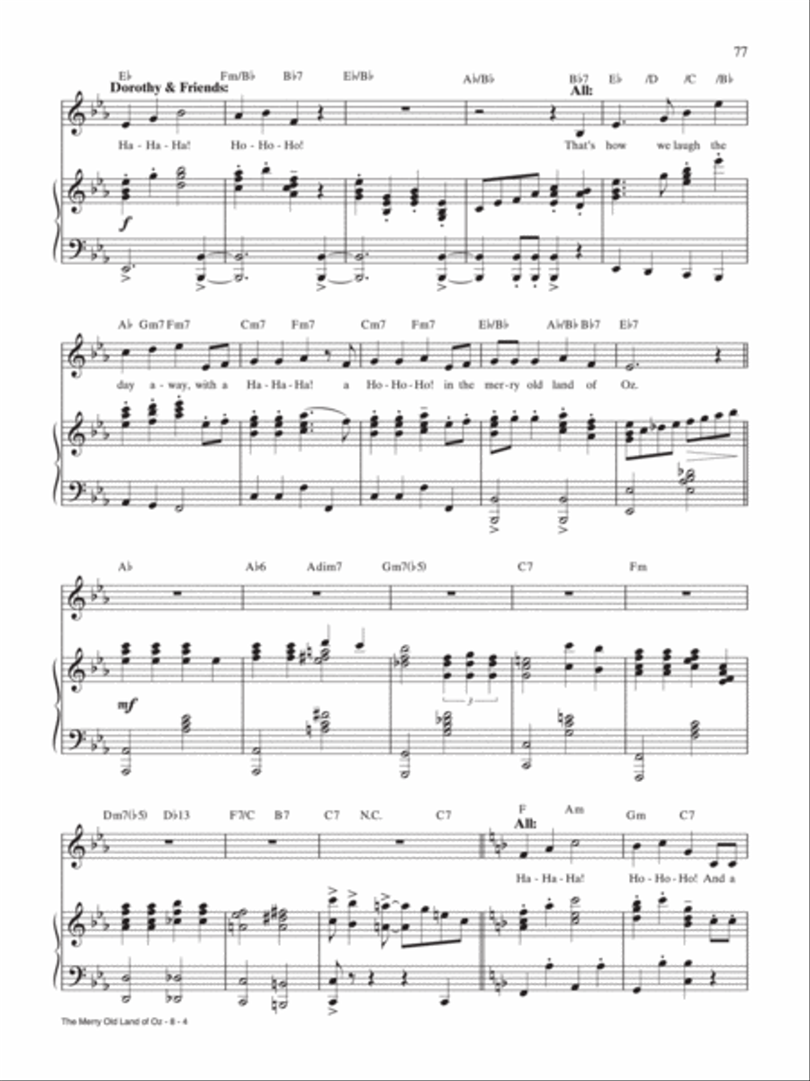 The Merry Old Land of Oz (from Andrew Lloyd Webber's 