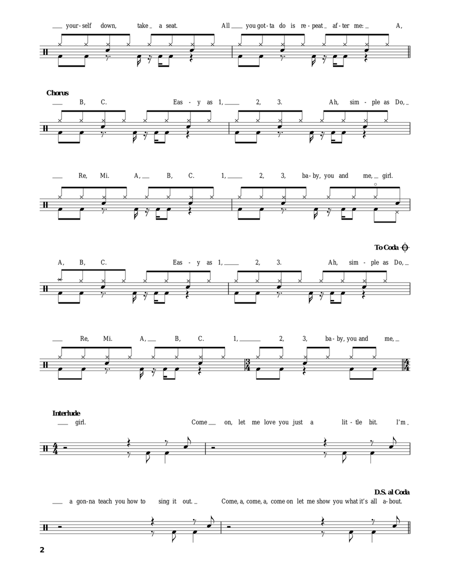 ABC ABC Drum Set scores gallery preview page 2