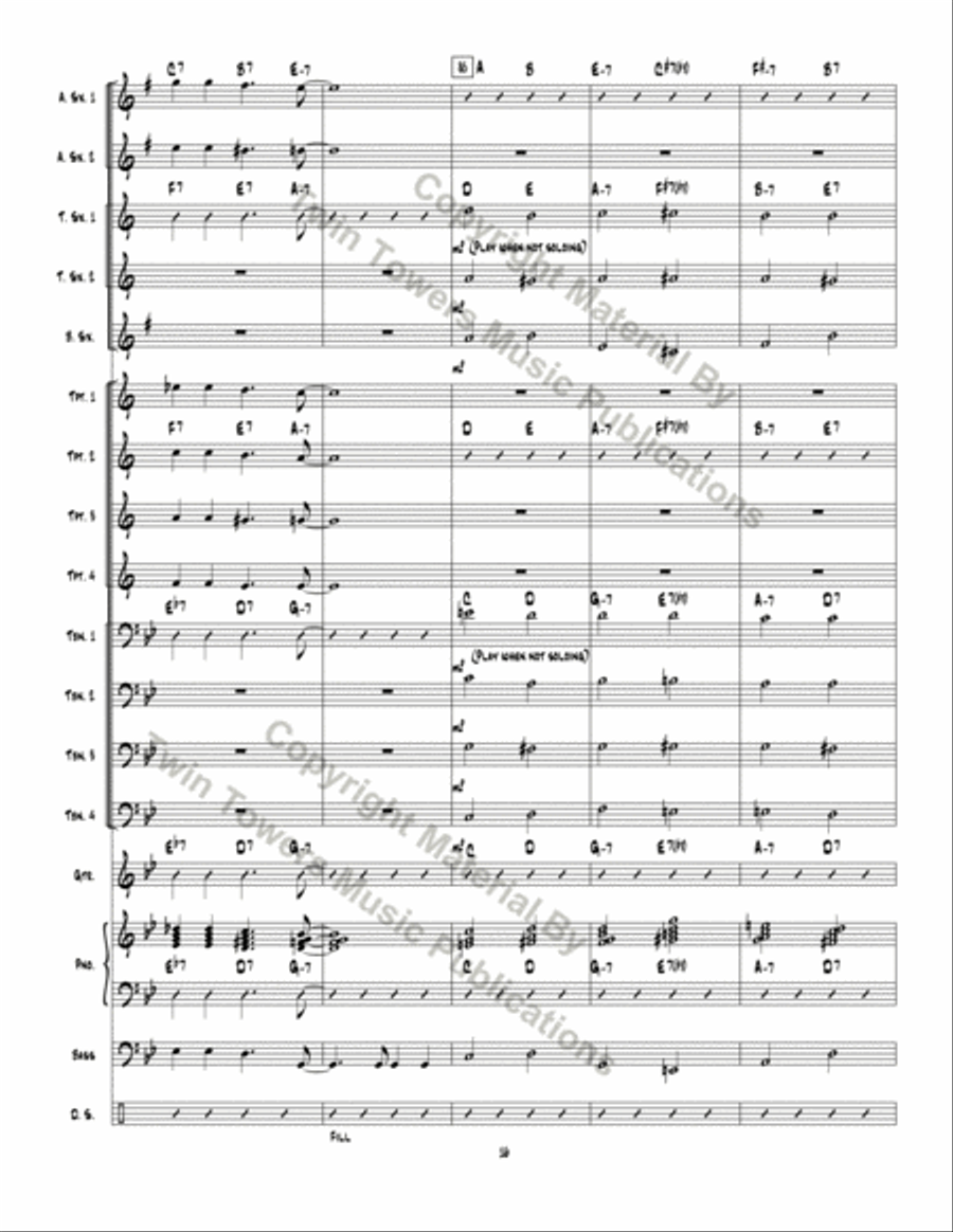 Verteron X Factor Jazz Ensemble scores gallery preview page 17