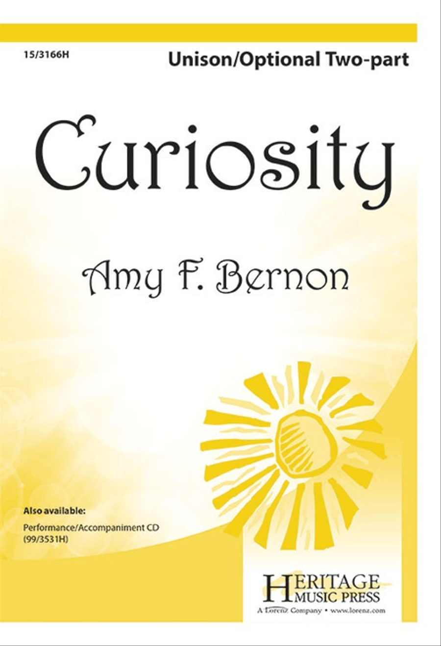 Curiosity Unison Choir scores gallery preview page 1