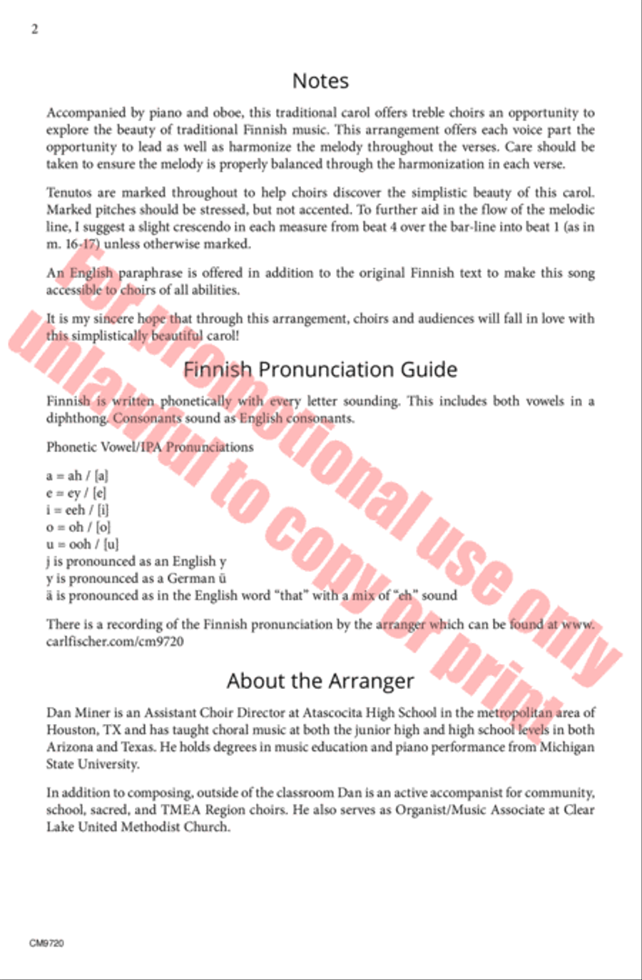 Joulupuu on rakenettu Choir scores gallery preview page 3
