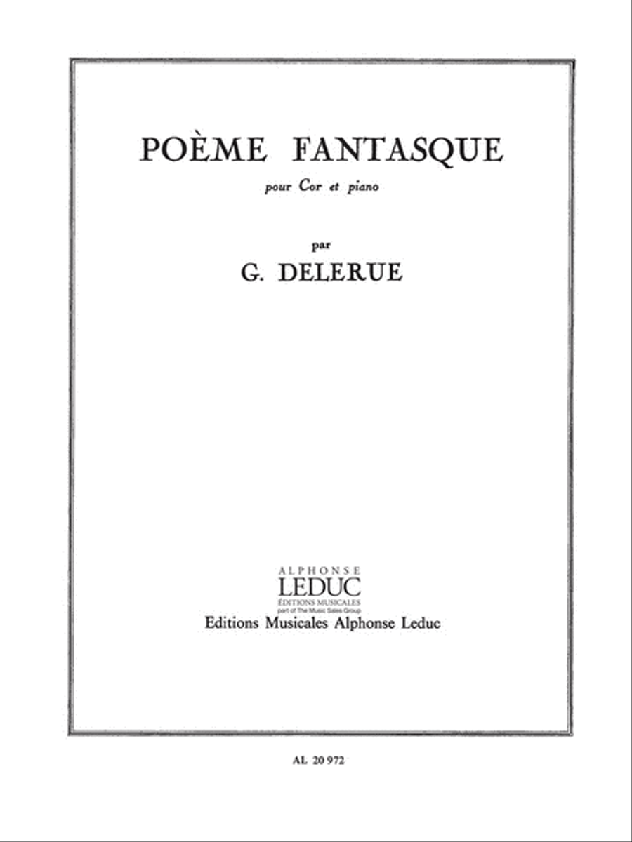 Poeme Fantastique (horn & Piano)