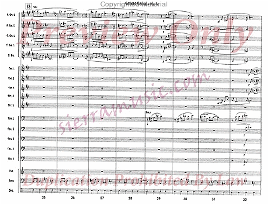 Street Scene Street Scene Jazz Ensemble scores gallery preview page 5