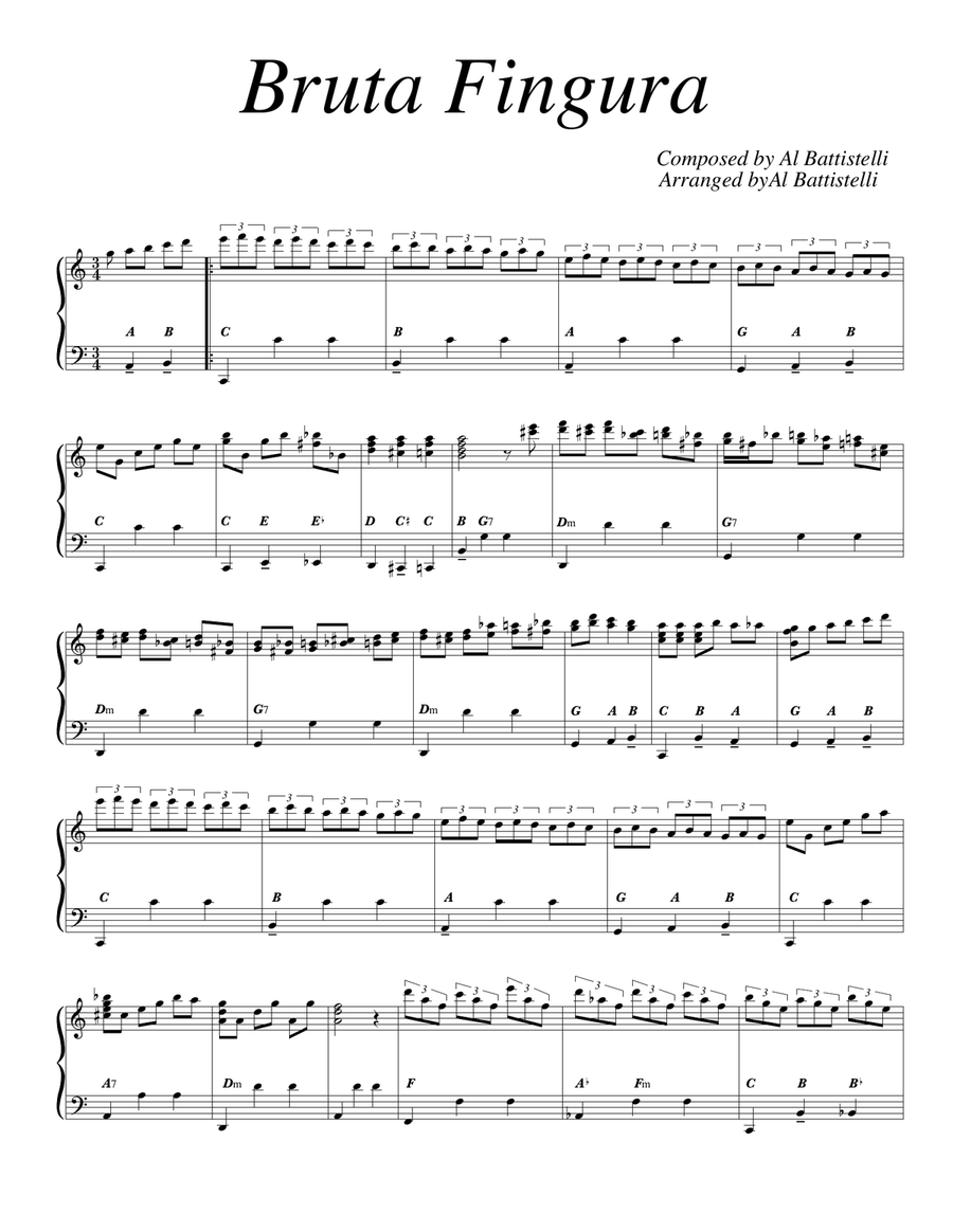 Bruta Fingura Accordion scores gallery preview page 1