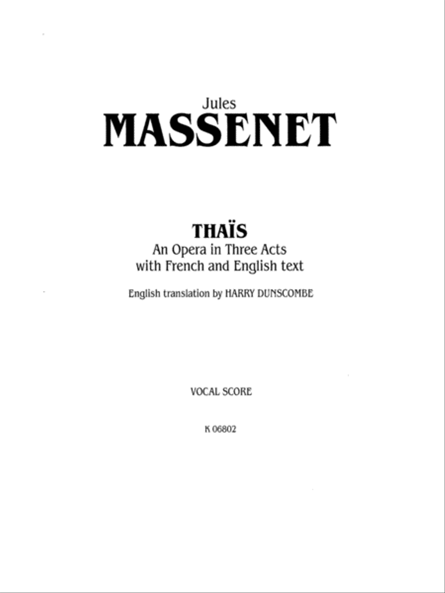 Thaïs Voice scores gallery preview page 2